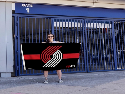 Custom NBA Portland Trail Blazers Flag