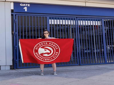 Custom NBA Atlanta Hawks Flag