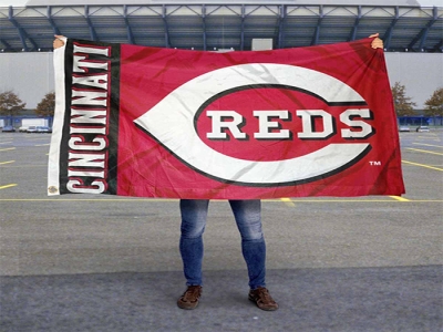 Custom MLB Cincinnati Reds Flag