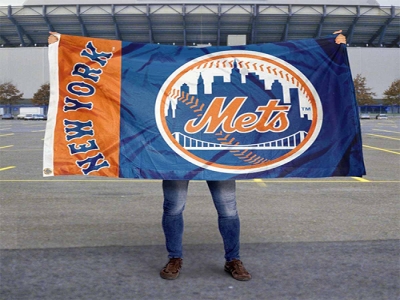 Custom MLB New York Mets Flag