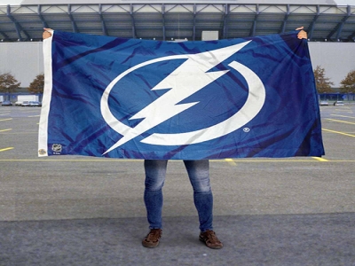 Custom NHL Tampa Bay Lightning flag ﻿