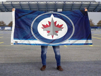 Custom NHL Winnipeg Jets flag