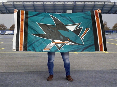 Custom NHL San Jose Sharks flag