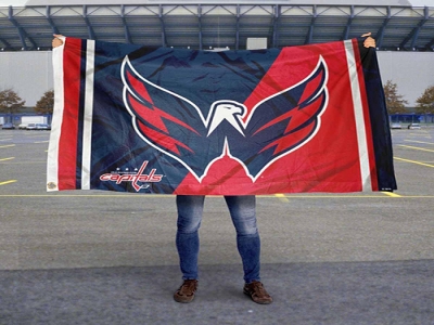 Custom NHL washington capitals eagle flag