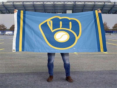 Custom MLB Milwaukee Brewers Flag