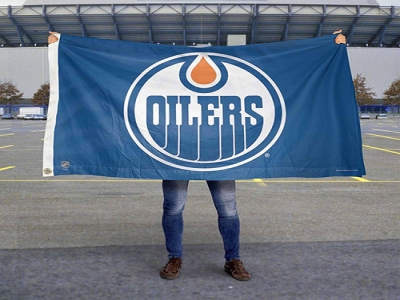 Custom NHL Edmonton Oilers flag