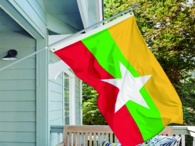 Customize 3x5 feet Burma flag