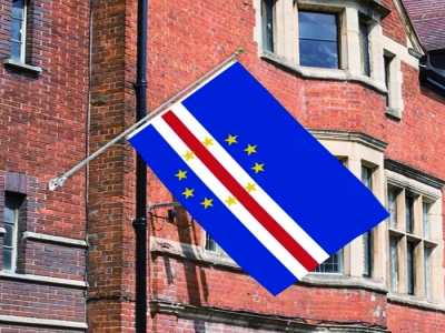 Customized polyester Cape Verde flag