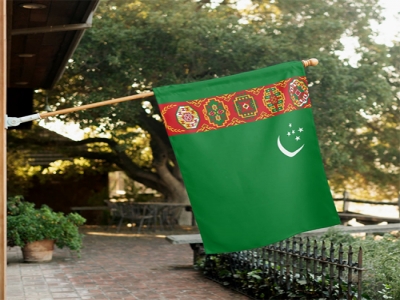 Custom Turkmenistan Flag