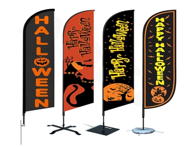 Custom feather banner flags