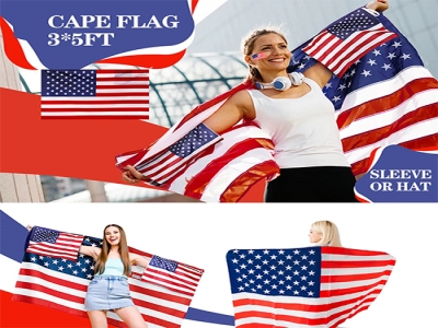 Custom America Cape Flag