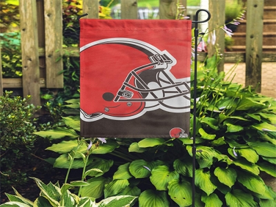 Custom Cleveland Browns garden flag