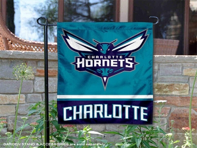 Custom Charlotte Hornets Garden Flag