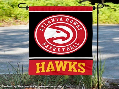 Custom Atlanta Hawks Garden Flag