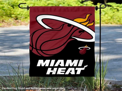 Custom Miami Heat Garden Flag