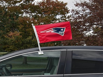 Custom New England Patriots Car Flag