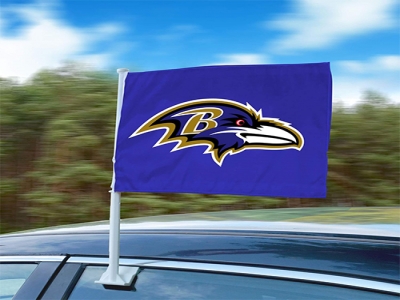 Custom Baltimore Ravens Car Flag