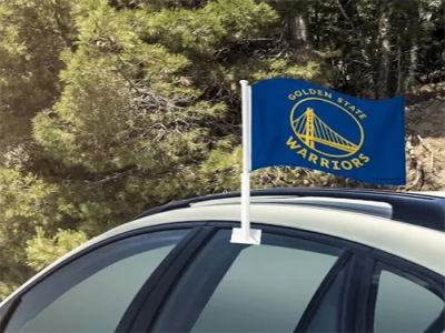 Custom NBA Golden State Warriors Car Flag