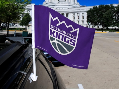 Custom NBA Sacramento Kings Car Flag