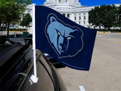 Custom NBA Memphis Grizzlies Car Flag