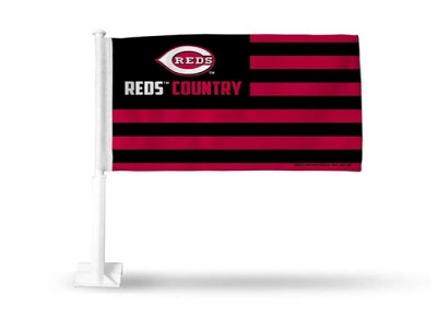 Custom MLB Cincinnati Reds Car Flag