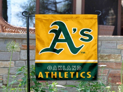 Customized MLB Auckland Athletics Garden Flag