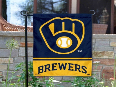 Customized MLB Milwaukee Brewers Garden Flag