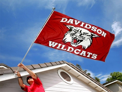 Custom Davidson Wildcats flag