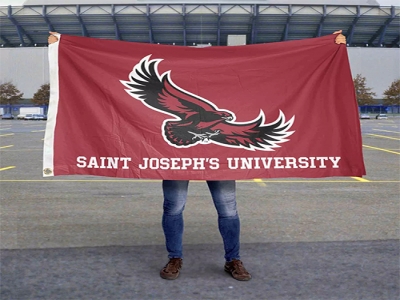 Custom Saint Joseph's Hawks Flag