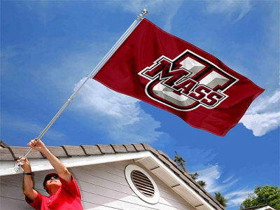 Custom UMass Minutemen Flag