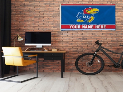 Custom Kansas Jayhawks Flag