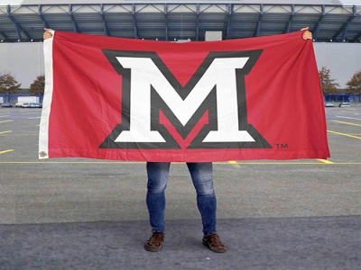 Custom NCAA Miami (OH) Redhawks flag