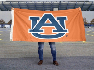 Custom Auburn Tigers Flag