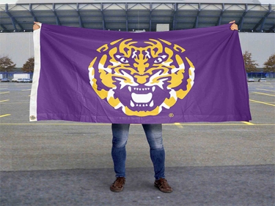 Custom LSU Tigers Flag