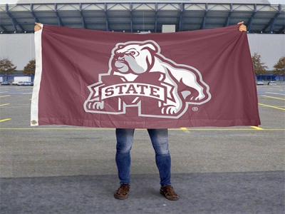 Custom Mississippi State Bulldogs Flag