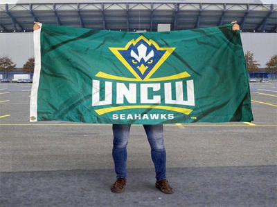 Custom UNC Wilmington Seahawks Flag