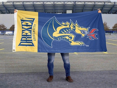 Custom Drexel Dragons Flag