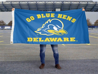 Custom Delaware Blue Hens Flag