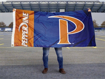 Custom Pepperdine Waves Flag