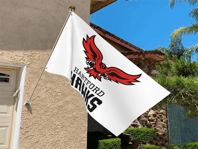 Custom Hartford Hawks Flag