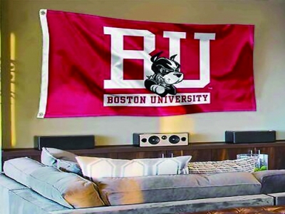 Customize NCAA Boston University Terrier Flag