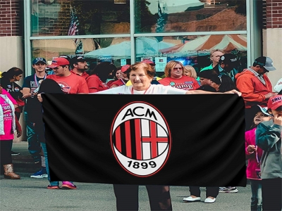 Custom AC Milan Flag