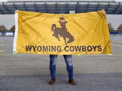 Custom NCAA Wyoming Cowboys Flag