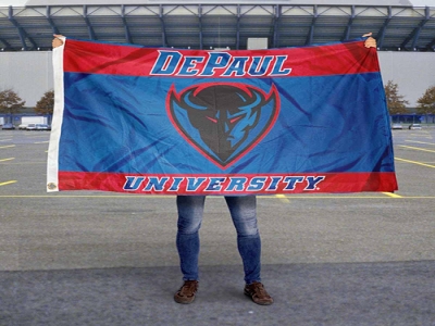 Custom NCAA DePaul Blue Demons Flag