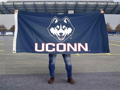 Custom NCAA UConn Huskies Flag