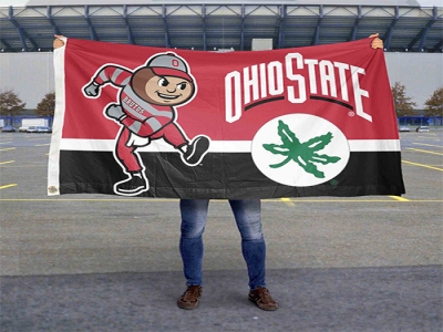 Custom NCAA Ohio State Buckeyes Flag