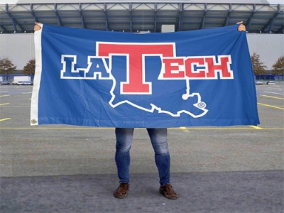 Custom NCAA Louisiana Tech Bulldogs Flag