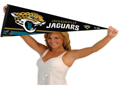 Custom NFL Jacksonville Jaguars Pennant