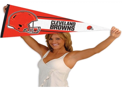 Custom NFL Cleveland Browns Pennant