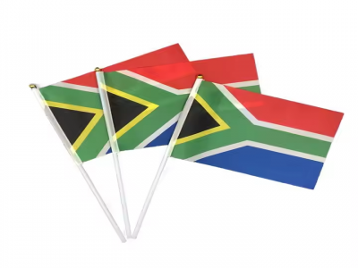 Customized South African Hand cranked Flag